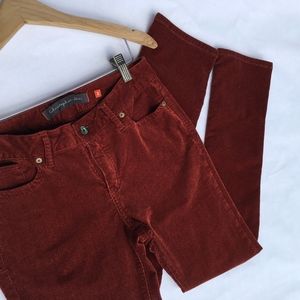 Red Christopher Blue Corduroy Pants